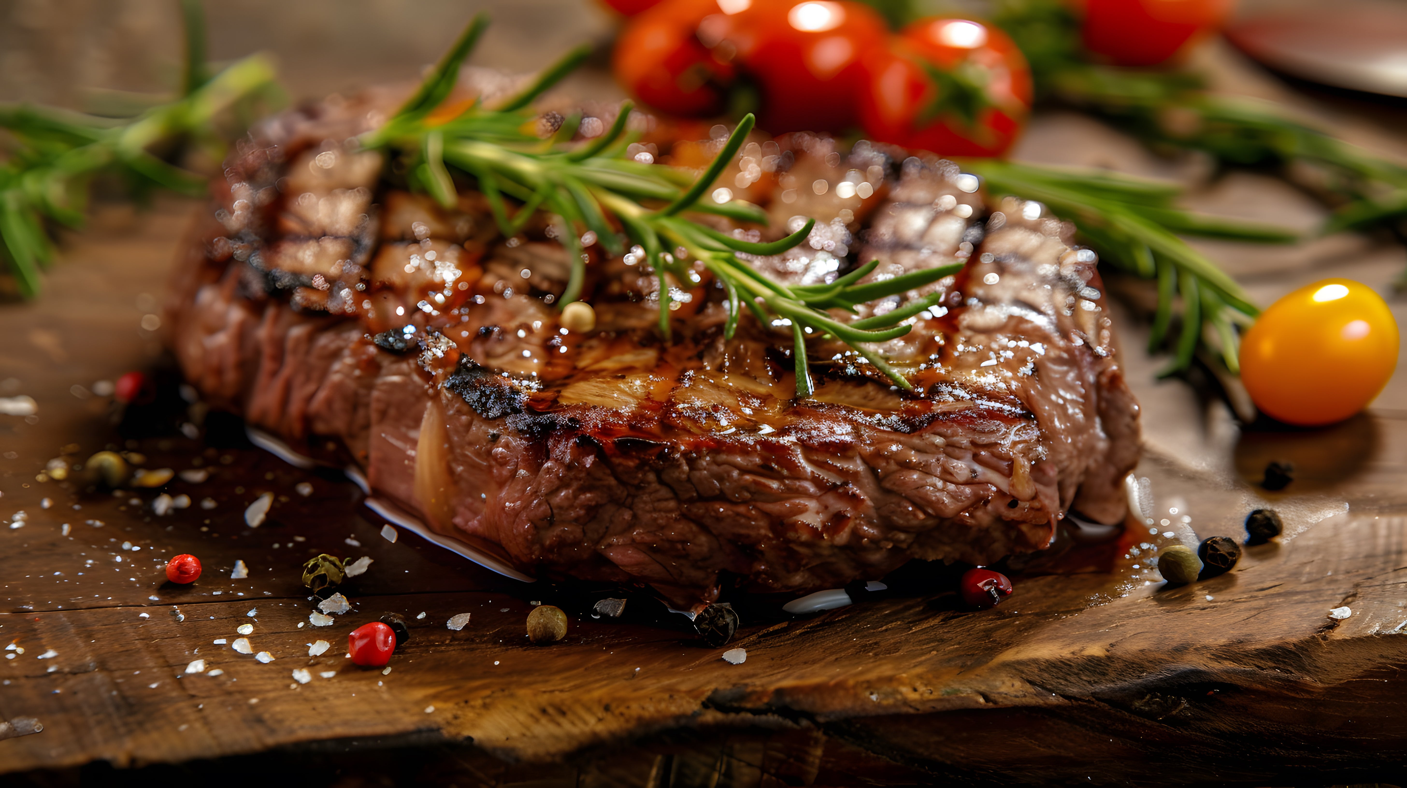 Steak with Spices