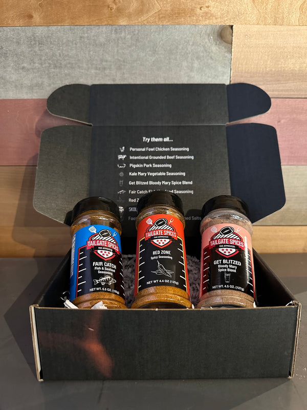 Rookie Spice Bundle | Starter Tailgate Spices 3-Pack | Tailgate Spices