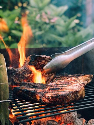 Grilling Meat